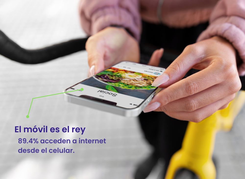 89.4% acceden a internet desde el celular en Honduras