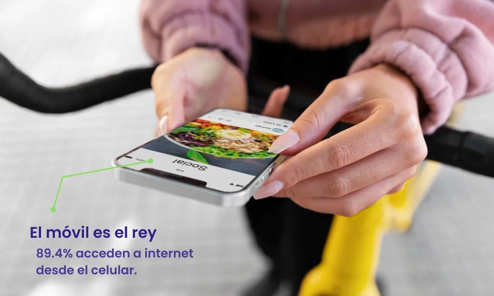 89% se conectan desde smartphones